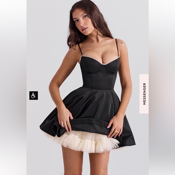 Minimoiselle 🖤Tulle Mini Dress - Picture 1 of 4